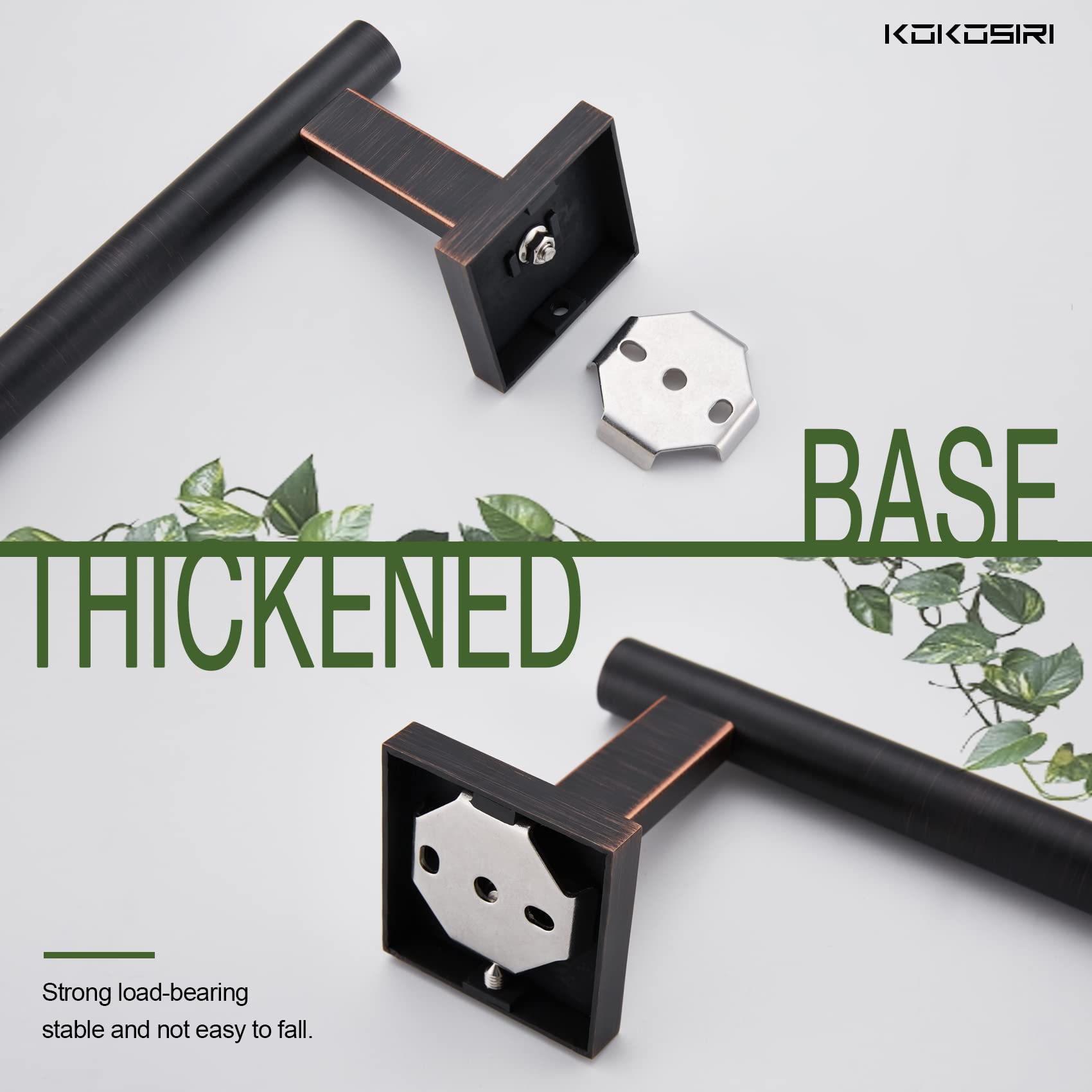 Kokosiri Toilet Paper Holder Oil Rubbed Bronze Toilet Roll Holder Hold Mega Rolls Kitchen Bathroom Tissue Paper Dispenser Stainl